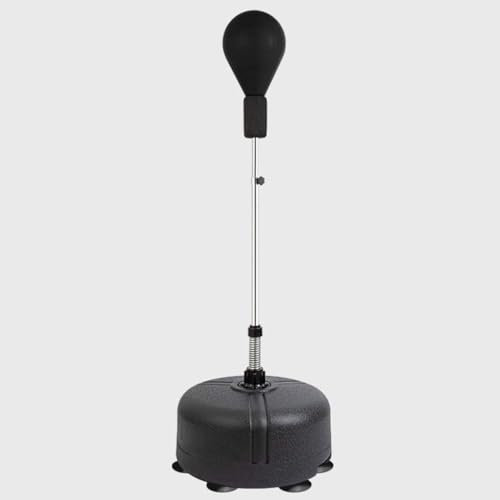 Boxsäcke Speed-Boxsäcke, höhenverstellbarer eigenständiger Punchingball, für Mixed Martial Arts-Training, Stressabbau und Fitness-Speed-Bags, Schwarz