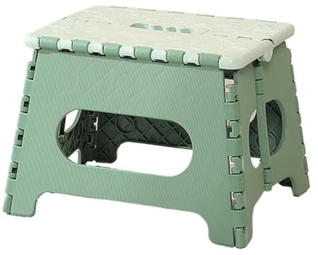 Escalera Plegable – Escalera Plegable Compacta, Asientos Para, Asiento De Ducha Portátil Con Manija | Silla Plegable Ligero para, Silla De Baño, Taburete De Cambio De Zapato