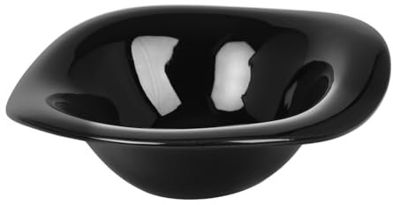 ASerZenith Ensaladera Grande de cerámica Negra, Cuenco Hondo para Servir en la Cocina, Apto para microondas y lavavajillas, Ideal para sopas, Cereales, Ramen, pastas y ensaladas