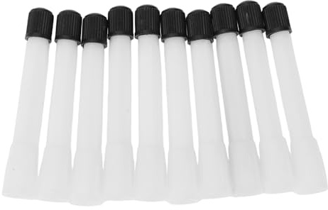 Partuto 10pz 70mm prolunga valvola Pneumatico Universale in plastica a 180 Gradi Adattatore di gonfiaggio valvola Pneumatico per Auto Moto Camper Camion Bici