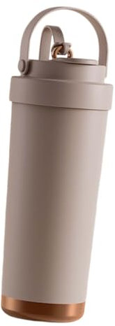 Insulated Water Tumbler, 750ml Ceramic Coated Travel Cup, Leakproof Lid Design, Built-In Straw Function for Outdoor, Hiking, Gym, School, Car Daily Use, 2.76x3.35x10.04 Inches