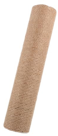 Mikikit Rascador para Gatos Rascador Reutilizable De Yute Natural 30 Cm para Gatos De Interior Accesorio para Estructuras De Escalada