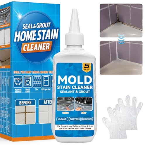 Mould Remover Gel 150g, Powerful Mould Magic for Front Loader Washing Machine Seal, Bathroom Grout, Shower, Rubber Gasket, Silicone and Caulk, Washing Machine Cleaner Mould Solution