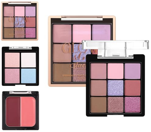 Palette De Fards À Paupières Scintillant Yeux Et Visage