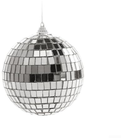 Palla da discoteca a specchio per albero di Natale, con riflettente, per decorazioni per feste, matrimoni, club, riunioni di famiglia ed eventi teatrali (7 cm)