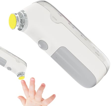 Cortauñas Automático Cortador Con 5 Cabezales De Lijado Incluidos Para Uñas | Cortauñas Eléctrico con Luz para Uñas de los Pies Para Niñas Niños Diario Hogar y Viaje