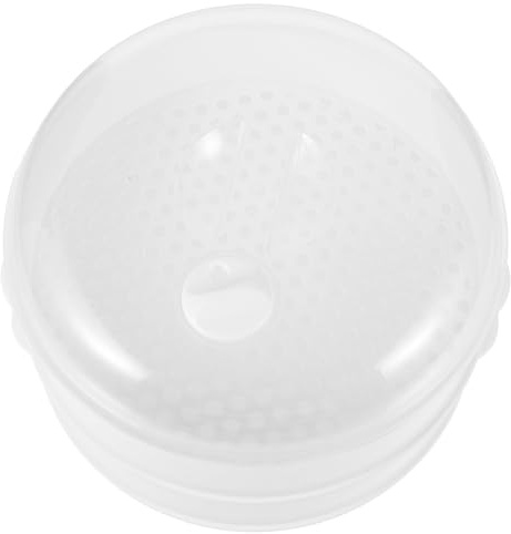 DOITOOL Pentola Vaporiera per Microonde a Doppio Livello per Cottura a Vapore di Verdure e Alimenti, Piccole Dimensioni, Uso in Forno Microonde
