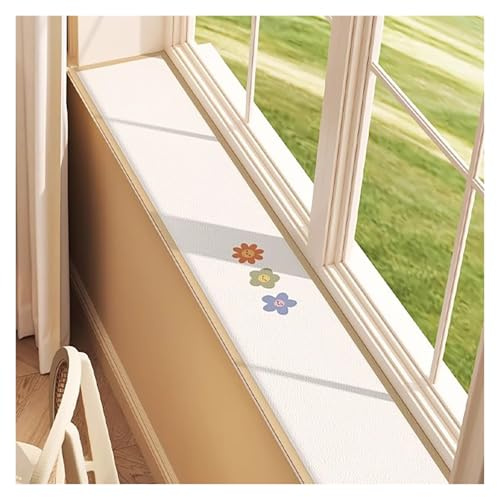 Tappetino impermeabile personalizzabile per davanzale della finestra, in pelle PVC, con fondo antiscivolo, ideale per davanzali da 35 cm x 200 cm, per uso interno