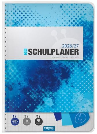 TRÖTSCH - Schulplaner Blau 26/27