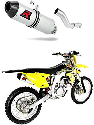 DOMINATOR Terminale di Scarico Marmitta Silenziatore MX2 compatibile con RMZ 450 2013-2018