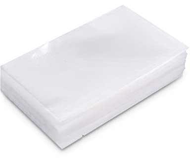 Trintion Vakuumierbeutel, 200 Beutel 20x30cm Vakuumbeutel für alle Vakuumierer & Lebensmittel Vakuumiergerät Extrahierbares Verpackungsdesign, Kochfest Sous Vide Gefrierbeutel, Eingeprägte Luftrillen