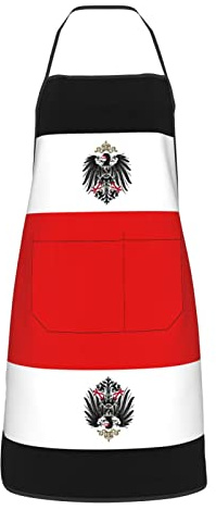 Latzschürze Flagge Des Deutschen Reiches Grillschürze Lustigem Sexy Schürze Lustige Schürze 52X72Cm Für Chefkoch, Kochen, Küche