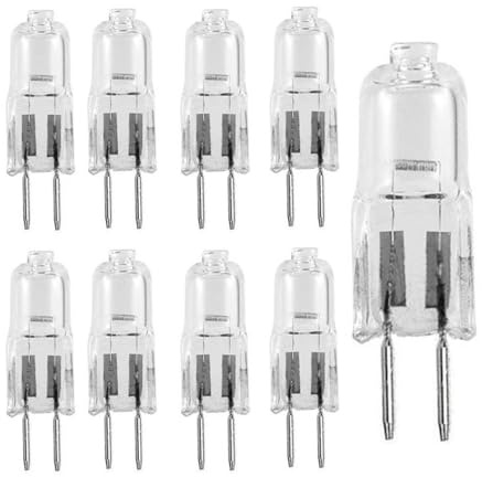 UGEFKMQ Lampadina Capsula G6.35 12V 100W Lampadina Alogena G6.35 24V 50W Lampada Alogena Gy6.35 220V 75W Dimmerabile 10Pc 24V-35W
