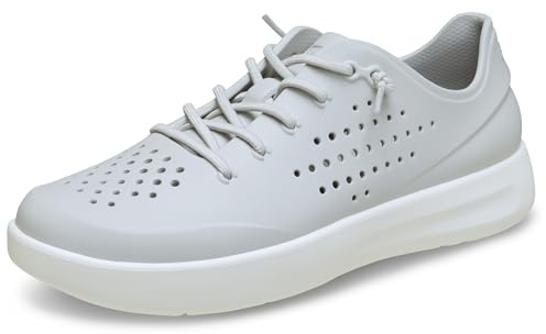 Crocs Men's Inmotion Pacer Sneakers, Walking Shoes for Men with LiteRide Comfort, Atmosphere/White, 10