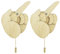CVDYWDJIE 2 Pièces Broches en Bois Intéressantes, Broches De Conception Créative, Broches Réversibles du Majeur, Broches Personnalisées, Broches Intéressantes