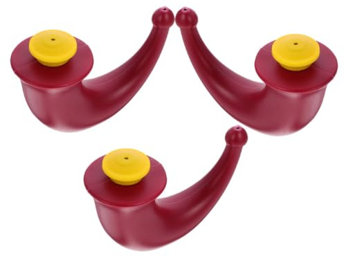 Holibanna Limpiador Nasal De Plástico 3 Piezas Botella De Lavado Nasal Compacto Diseño Ergonómico Higiene Diaria En Hogar y Viajes Cuidado Respiratorio Para Adultos y Niños