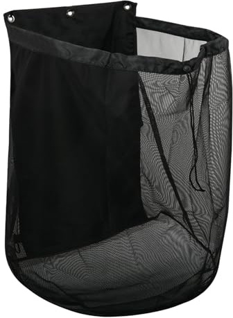 Poolside Storage Pouch Pool Float Storage Bag Multipurpose Easy to Install Foldable Pool Side Hanging Mesh Bag for Toy Balls