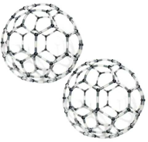 Abaodam 2sets Kit di Modelli Molecolari per Lezioni di Chimica Strumento Didattico Scientifico Facile da Costruire e Rimuovere per Aula e Studio Casa