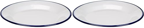 IBILI Plato Llano ESMALTADO 24 CM (Paquete de 2)