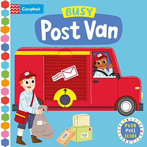 Busy Post Van: A Push, Pull, Slide Book (Campbell Busy Books, 60)