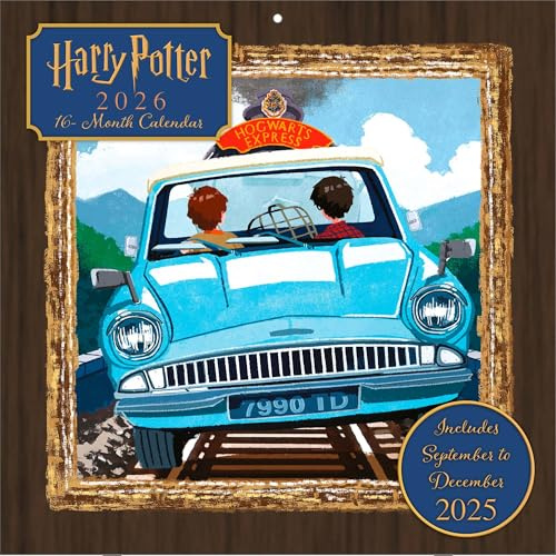 Pyramid International - HARRY POTTER (CLASSIC) 2026 – Broschürenkalender 30×30 cm mit Hogwarts-Motiven aus den Filmen – Wandkalender für Fans der Wizarding World