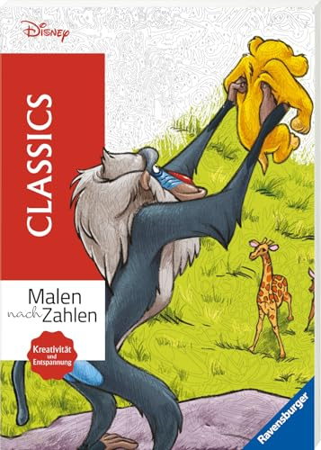 Disney Malen nach Zahlen: Classics - Disney Malbuch für Erwachsene (CreArt Malen nach Zahlen)