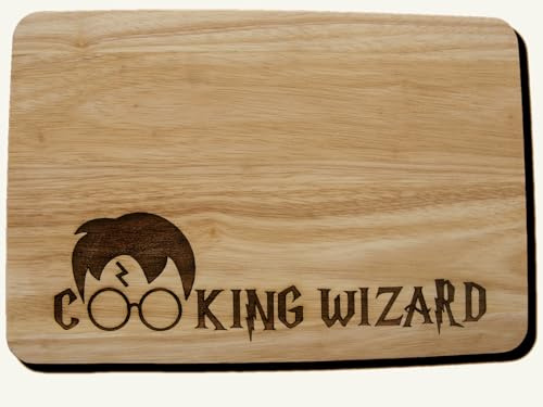 Harry Potter Inspired Gift IDEA Chopping Cutting Cheese Board Place MAT Present (Premium Hardwood 35x24x1.5 cm)