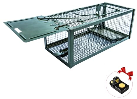 T-Raputa trampas Ratones,ratoneras para Ratas Grandes para capturar Ratones, Ratas, plagas y roedores en Interiores y Exteriores