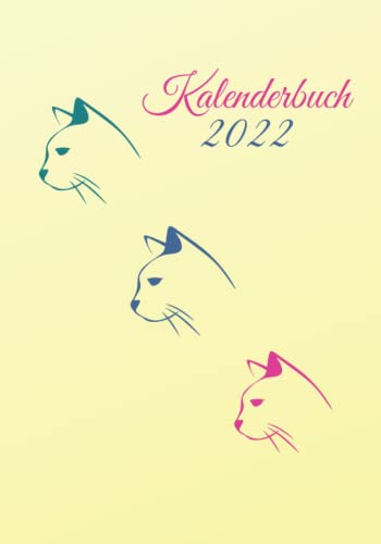 Buchkalender 2022: 1 Tag 1 Seite, genügend Platz zum Planen, Organisieren und Notieren