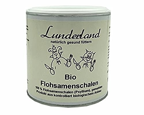 Lunderland BIO Flohsamenschalen 150g, 100 % BIO Flohsamenschalen (Psyllium), gemahlen und ohne weitere Zusätze
