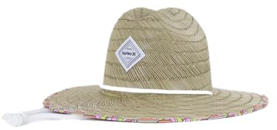 Hurley W Diamond Straw Hat Chapeau de Soleil, Magic Ember, Taille Unique Femme