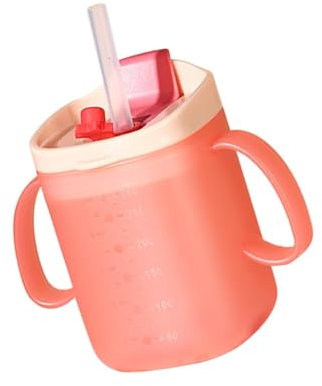 Zubehors Bicchieri Per Adulti Per Anziani Antigoccia, Tazza Con Cannuccia Per Bere, Bicchieri Con Beccuccio Per baby Con Cannuccia E Manico, Bottiglia D'acqua Da Viaggio Per baby