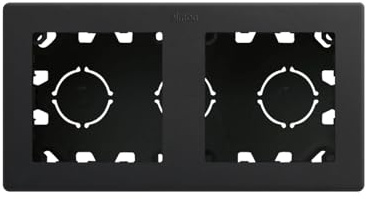 SIMON - CAJA SUPERFICIE DOBLE Simon 270 NEGRO MATE 20000821-098