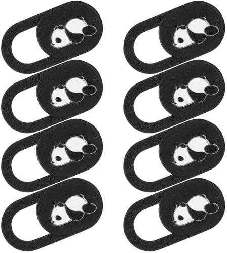 AOZUO 8 Stück Webcam Abdeckung, 0,4mm Ultra Dünn Laptop Kamera Abdeckung Kamera Abdeckung Handy Laptop Camera Cover Kamera ultradünne Abdeckung für Laptop PC Computer(Schwarz)