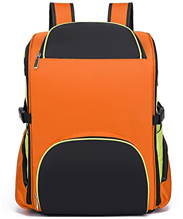 SULQING Trauma-Rucksack für Ersthelfer, leer, Trauma-Tasche für Notfallhelfer, Erste-Hilfe-Rucksack für Rettungssanitäter, Rettungsdienste, Polizei, Feuerwehrleute, Sicherheitsbeamte