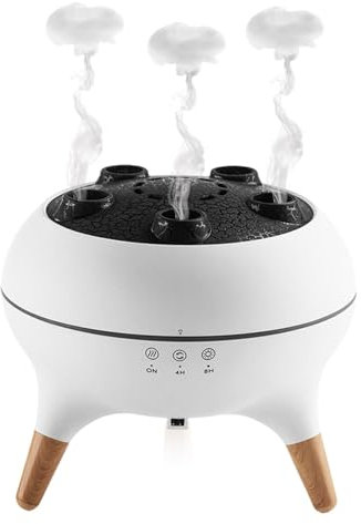 Humidificador Difusor de Aceite, Difusor para Dormitorio | Difusor humidificador de aire con lámpara de llama,Difusor automático de aceite de esencia, humidificador de perfume con efecto de llama de f