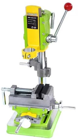 Support de perceuse électrique avec étau en aluminium, cadre rotatif à 90°, profondeur réglable pour projets de bricolage