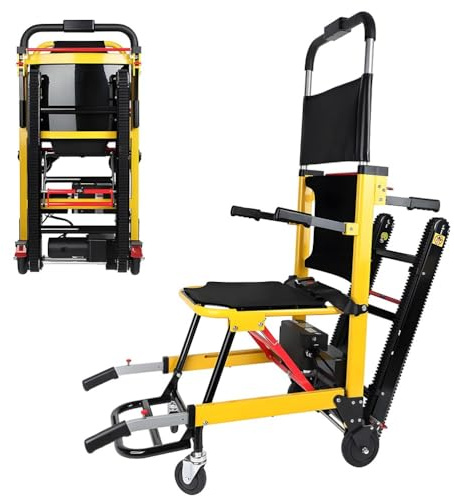EMHKNLD Sedia per Scale Elettrica, 372 lbs Montascale Elettrico Cingolato, Montascale Mobili, Montascale per Disabili, Anziani