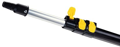 Neustanlo Teleskopstange FastExtend 4 m | Aluminium Stange mit Schnellspannsystem & ergonomischen Handgriffen | Verlängerung für Maler Farbroller | ideal für Reinigung & Wartung in der Höhe