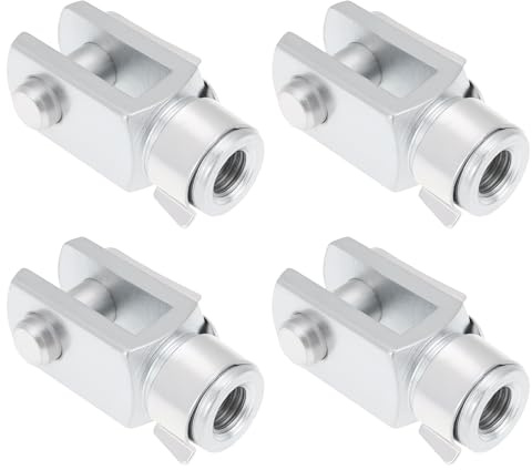 eMagTech 4 Pezzi 5/16UNF Forcella A Sgancio Rapido Con Perno A Molla Forcella Asta Cilindro Pneumatico Lunghezza 42 Mm