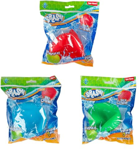 Toi-Toys Splash Wasserballon XL wiederverwendbar selbstschließend Spielzeug Wasserspaß
