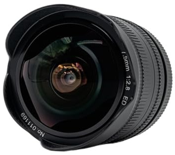 Compatibile con Sony E Fuji XF Nikon Z Micro M4/3 Canon EOS-M M50 RF 7.5mm F2.8 Mark II Obiettivo manuale Fisheye ultra grandangolare,Partita di ricambio(4/3)