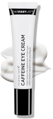 The INKEY List Augencreme mit Koffein, hilft gegen dunkle Ringe und müde Augen, 15 ml