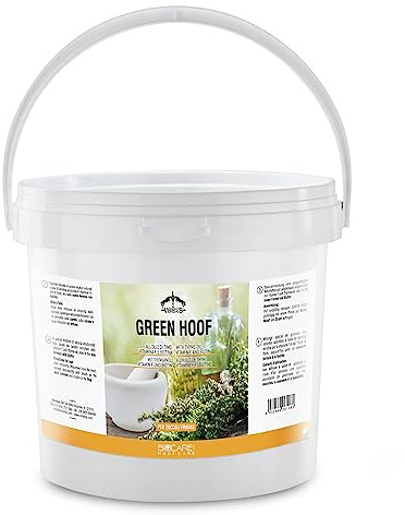 VEREDUS, Grasso per Zoccoli Green Hoof, Linea Biocare, Ideale per Zoccoli Fragili, Nuova Formula con Biotina; con Vitamina F, Olio di Timo e Lanolina