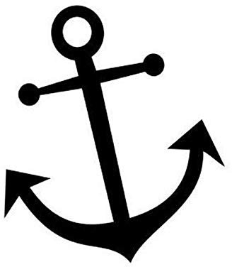 SUIFENG Autoaufkleber 12.5X15Cm Anker Auto Aufkleber Aufkleber Nautical Navy Ocean Cartoon Motorrad Aufkleber