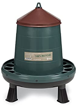 Kerbl Geflügel Futterautomat mit Füßen, Kunststoff Eco Recycle, 2kg 4kg 8kg