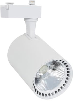 LEDKIA LIGHTING - Faretto LED Binario Monofase 40W | Illumina con 2800 lm | Tecnologia COB per Riproduzione dei Colori | Installazione Flessibile, Bianco Naturale 4000K