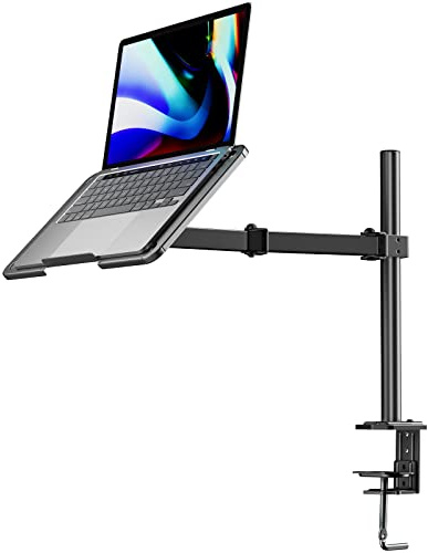 HUANUO Laptop Halterung Schreibtisch, Laptop Arm, Laptophalter Schreibtisch für 16,5” Laptop, Monitor Halterung für 13 to 35 Zoll Bildschirm