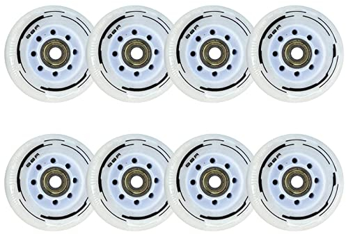JHKJ Rollen für Inline-Skates 72 mm 76 mm 80 mm 88A Skate-Ersatzräder Verschleißfeste Gleit-Inline-Ersatzräder 8 STK,72mm