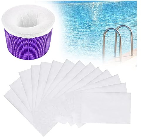 SIGANDG Pool Skimmer, Socken Skimmer Netz, Pool Korbfilter, Pool-Skimmer Socken, Pool Skimmer Filtersocken für Pool Korb (20 Stück)